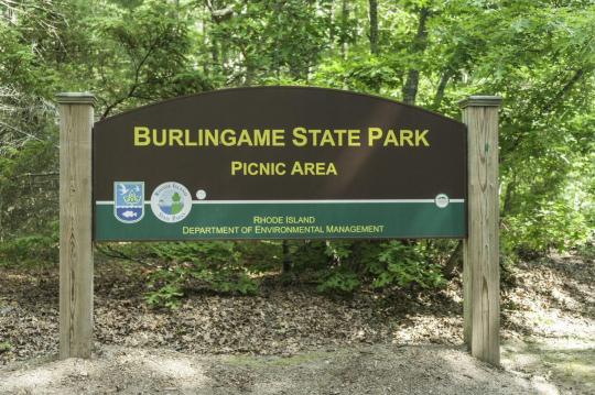 Campground Details - Burlingame State Park Picnic Area, RI - Rhode ...